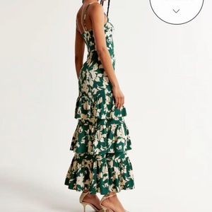 Abercrombie Ruffled Tiered Maxi Dress